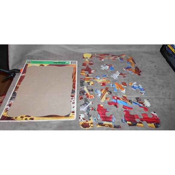 Vintage 1985 Go Bots Golden Frame Tray Puzzle Complete Tonka Transformers Robot - Picture 3 of 10